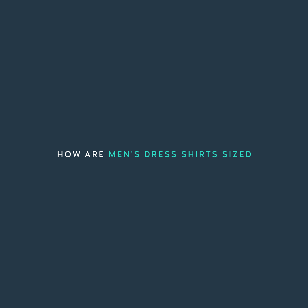 dress shirt sizes